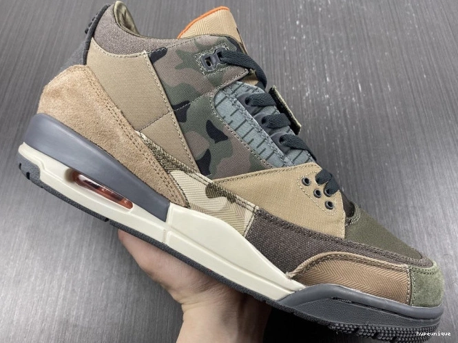HYPE Air 3 Retro Camo Patchwork Jordan DO1830-200 0708